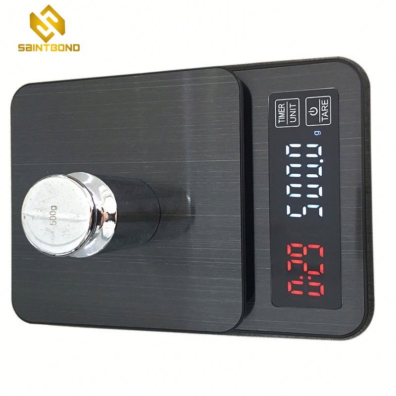 KT-1 3kg Multifunctional Drip Digital Coffee Scale with Timer