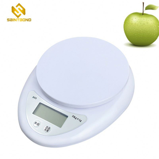 B05 Precision Kitchen Portable Round New Styles Fruit Weighing Electronic Food Digital Weight Scale