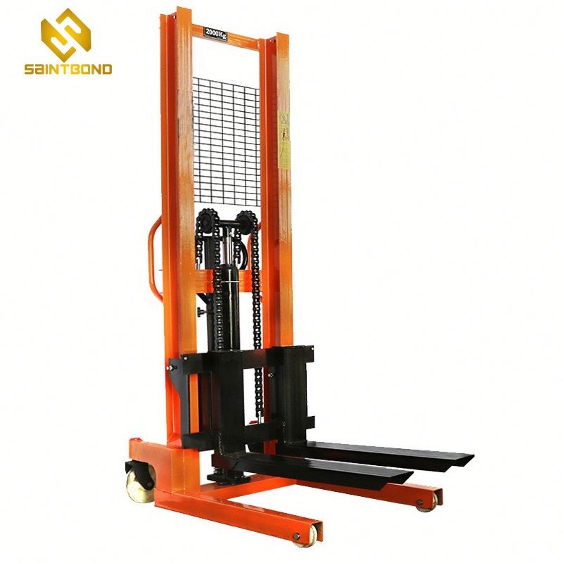 PSCTY02 2 Ton 1.6M Hand Pallet Truck Stacker Hydraulic Manual Forklift