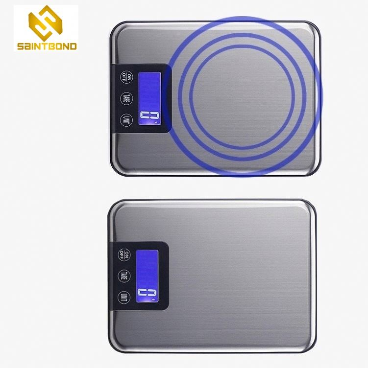PKS003 4mm Glass Platform 5kg Digital Multifunction Electric Small Portable Weighing Scale For Kitchen Food