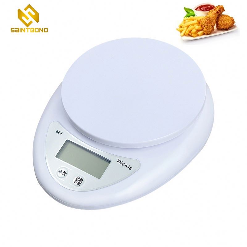 B05 Pet Food Weight Mechanical Weighing 5kg Fruit Digital Kitchen Scale