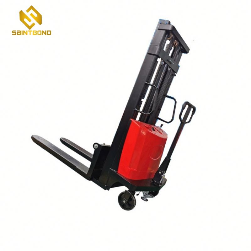 DYC 2000mm 2200BLs 1ton 1000kg Forklift Electric Pallet Lifter Semi Electric Stacker with Factory Price