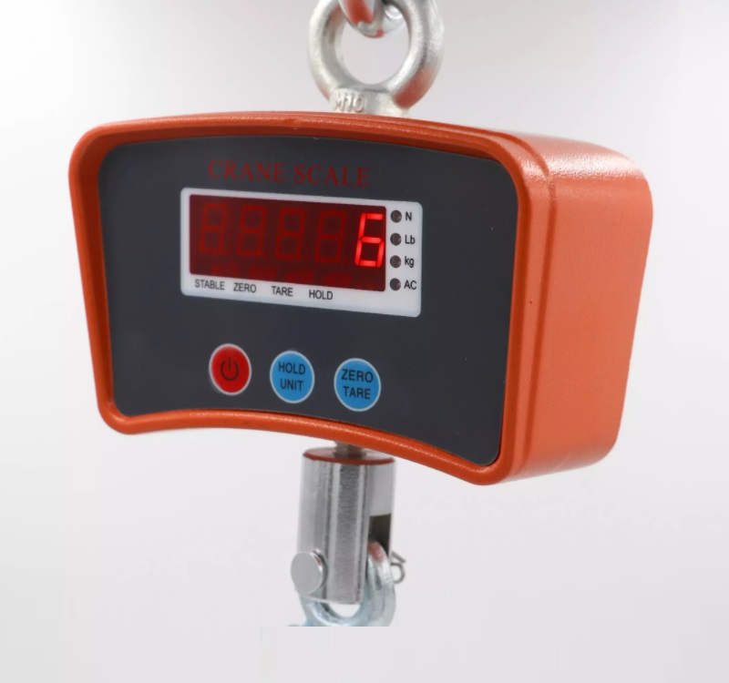 Digital Crane Scale 500kg Industrial Heavy Duty Hanging Scale with Remote Control Portable Electronic Weighing Crane Scale