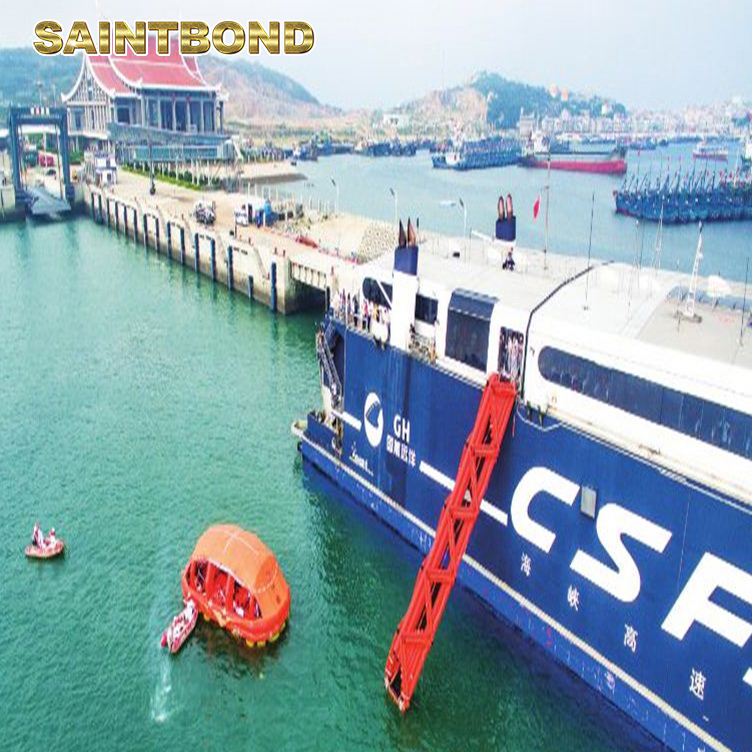 Professional Manufacture OEM 20 Overboard Inflatable 100 Person with Solas Open Reversible Marine 10 Persons Life Raft