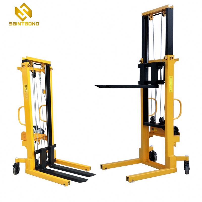 PSCTY02 Forklift Manual Hand Pallet Stacker Hydraulic Forklift Small Forklift Trucks