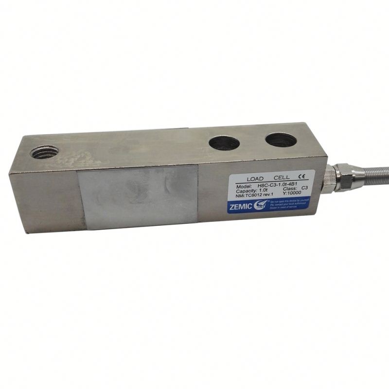 H8C S Type Load Cell Zemic 100kg 200kg 300kg 500kg 2000kg 1Ton 1.5Ton 2Ton 1T Pull Pressure Zemic Weight Sensor Load Cell