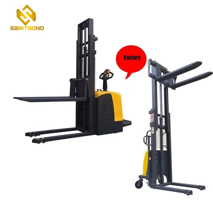 PSES01 Hot Sale 1200kg Full Electric Pallet Stacker Lift Height 3m
