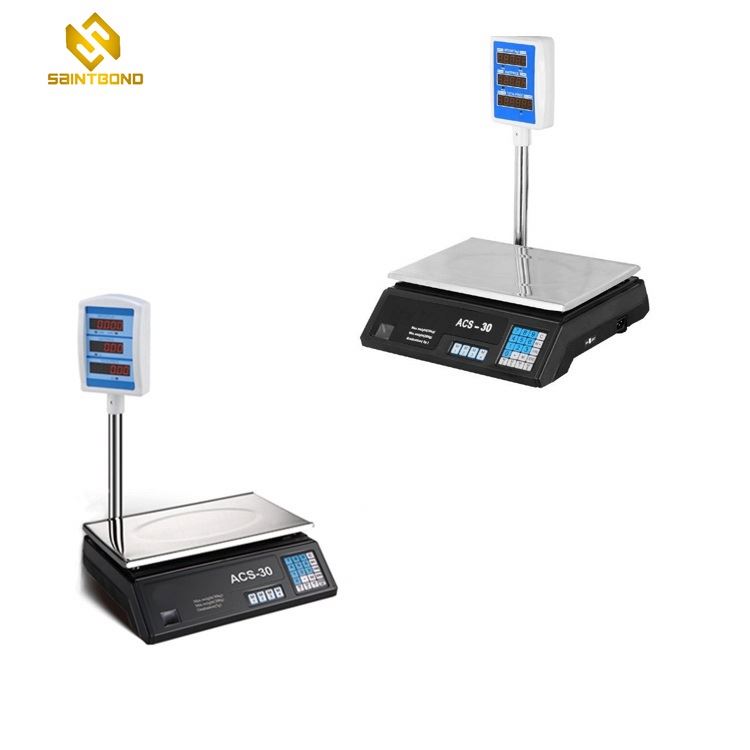 ACS30 30kg Weighing Scales Kitchen Electronic Lcd Led Display Computing Weight Price Scale