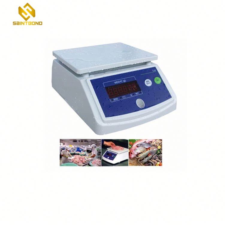 CUB 3/6/15/30kg Ip68 Electronic Weighing Scale Platform Scale Waterproof Lcd Display