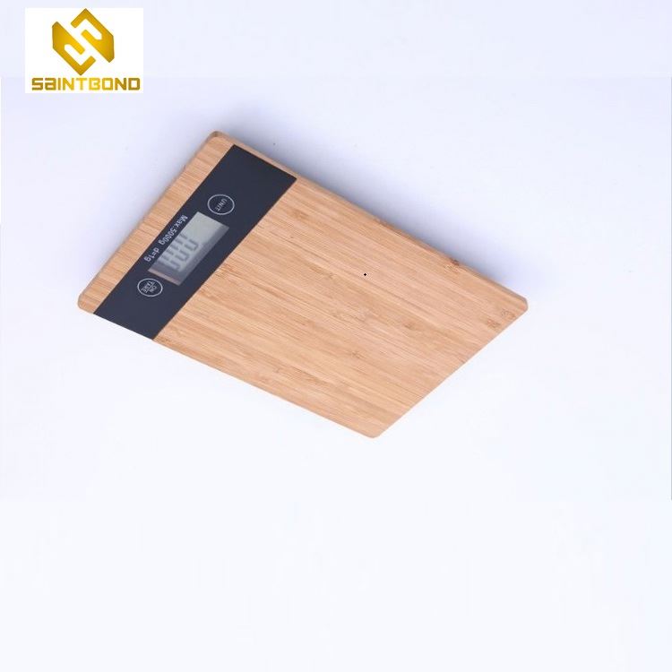 PKS005 Factory Bamboo Large Capacity 15kg/1g Promotional Electronic Kitchen Scale