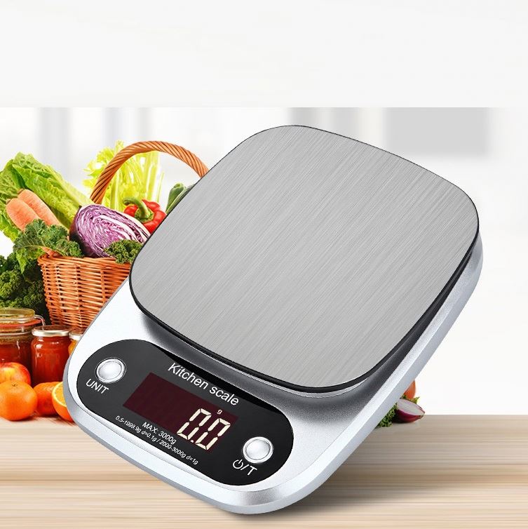 C-310 Electronic 5kg Abs Kitchen Scale 0.1g Stainless Steel Food Weighing Scale