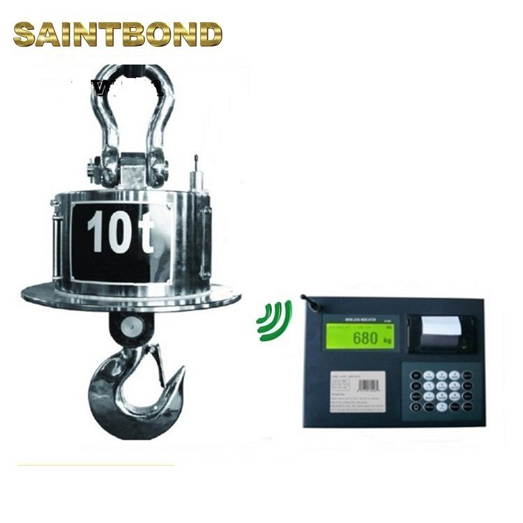 Professional Manufacture Wireless Anti-heat Machine Balance 300kg Digital Crane 50t Hook Type Weighing Scale