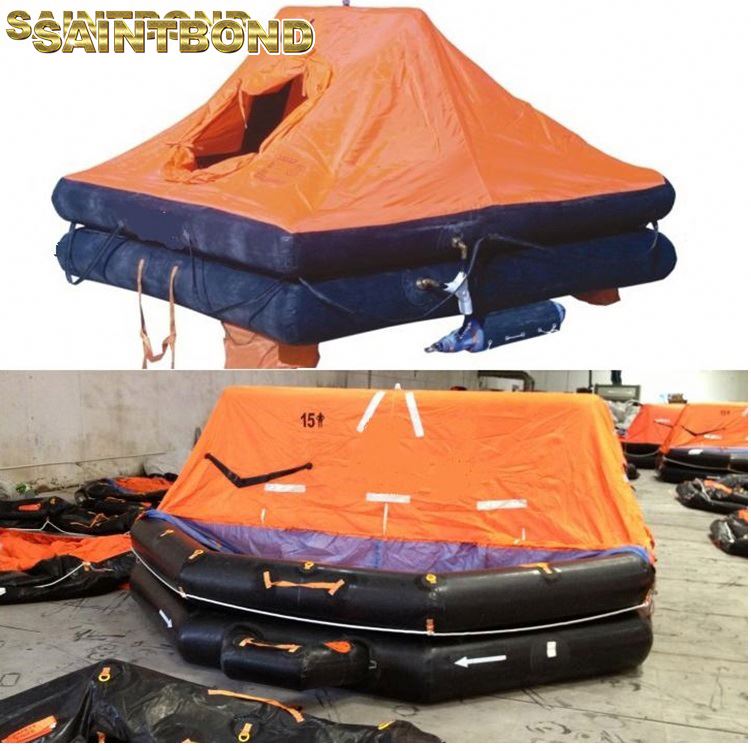 20 Person Iso Self Inflating with Throw over Inflatable Type System Ocean Raft Life Rafts Sales