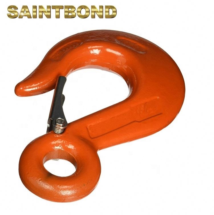 Eye Sling Safety Latch On Overhead Crane Hook Drawing Crane Parts