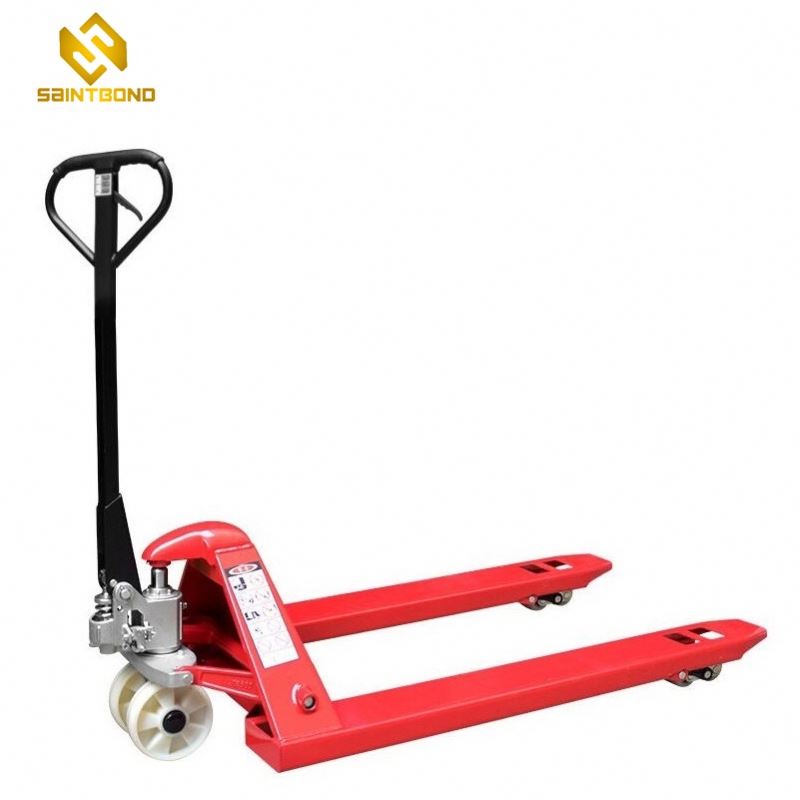 PS-C1 2t Hand Operated Manual Pallet Stacker Hand Pallet Truck Hydraulic Cylinder with Nylon Wheel