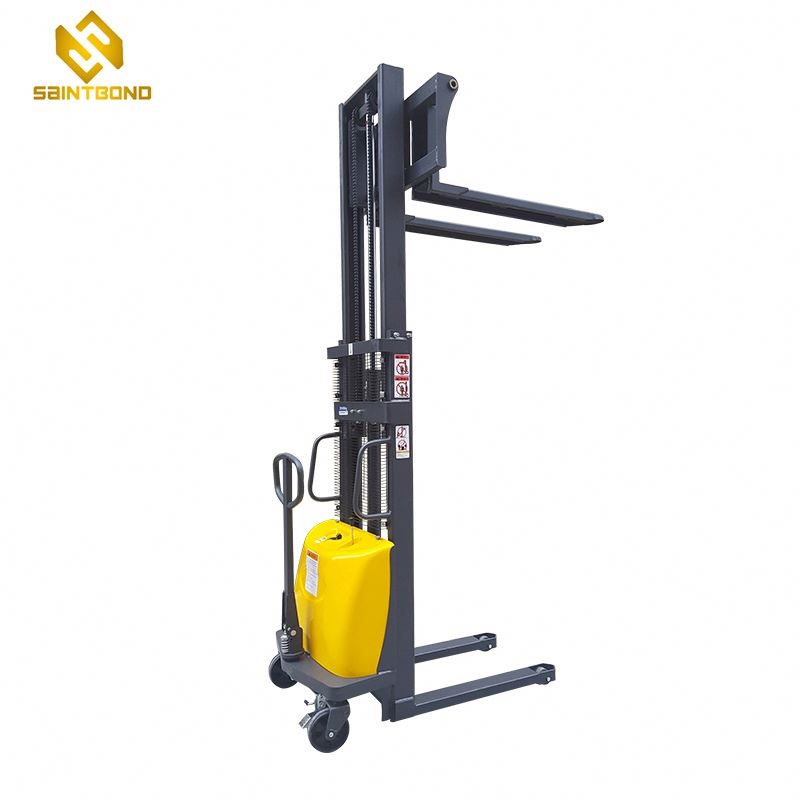 PSES01 1ton Semi-Electric Pallet Stacker Battery Reach Truck Forklift