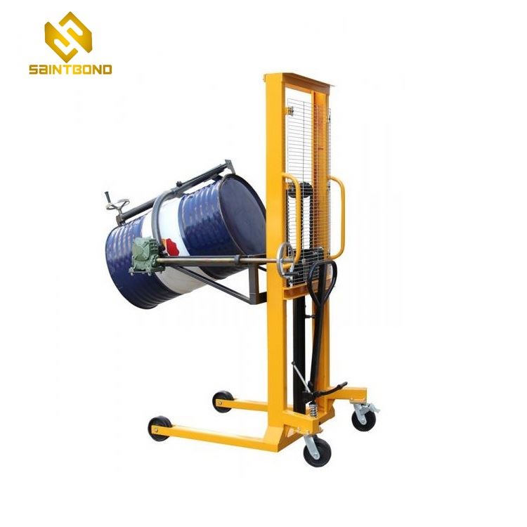 PSDT04 Electric Drum Stacker With 360 Degree Powered Rotating Drum Clamp