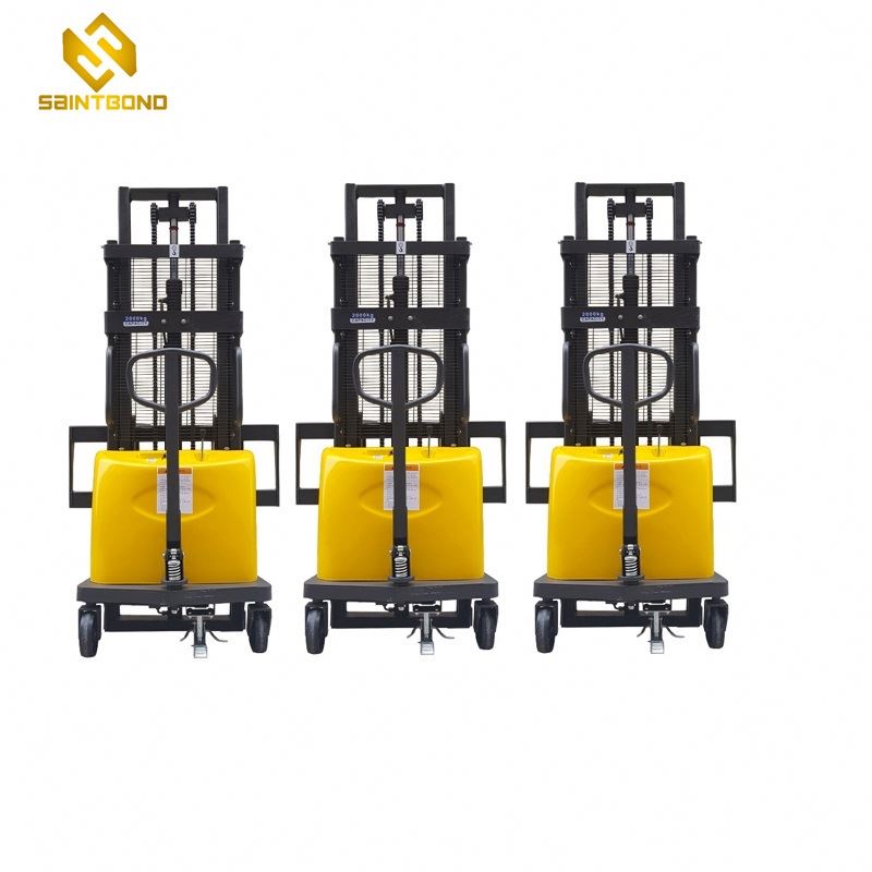 PSES01 Semi Electric Forklift Pallet Stacker Cds1030 1ton 3meter Stacking Forklift Warehouse Equipment Price