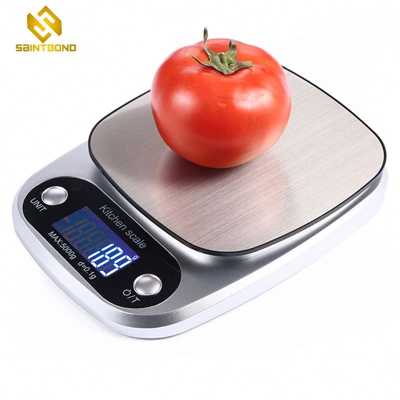 C-310 Weekly Deals New 304 Stainless Steel Digital Kitchen Scale 5kg/1g