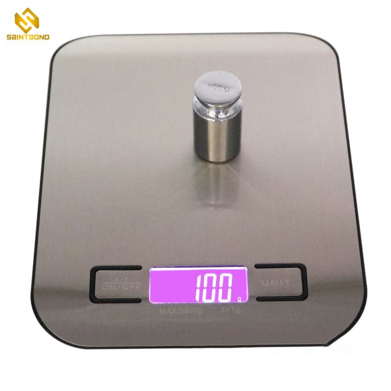 QH305 Digital Multifunction Food Kitchen Scale 5 Kg / 1 G With Stainless Steel Material