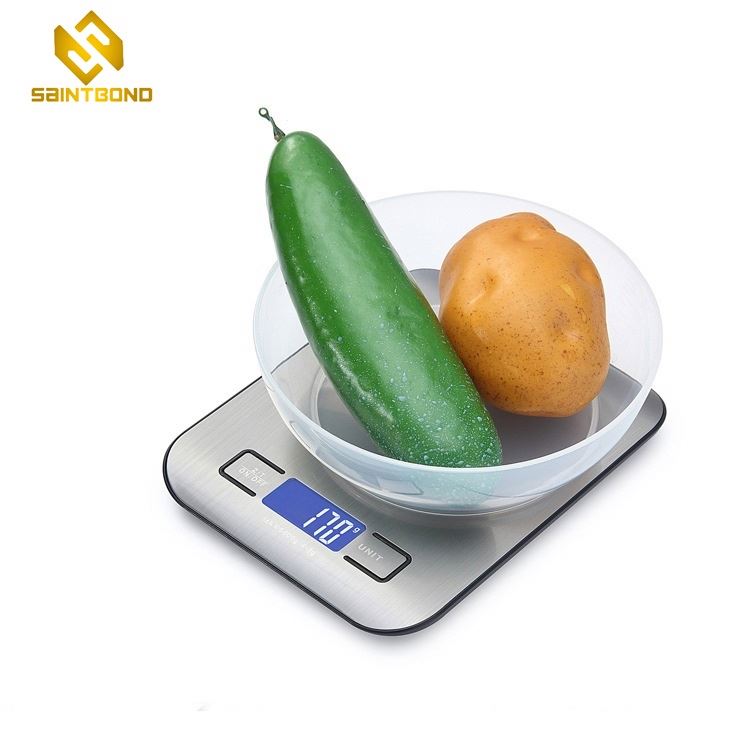 PKS001 5kg Lcd Cooking Digital Multifunction Electronic Stainless Steel Scale Food Weighing Scale Kitchen Scale With Ce Rohs