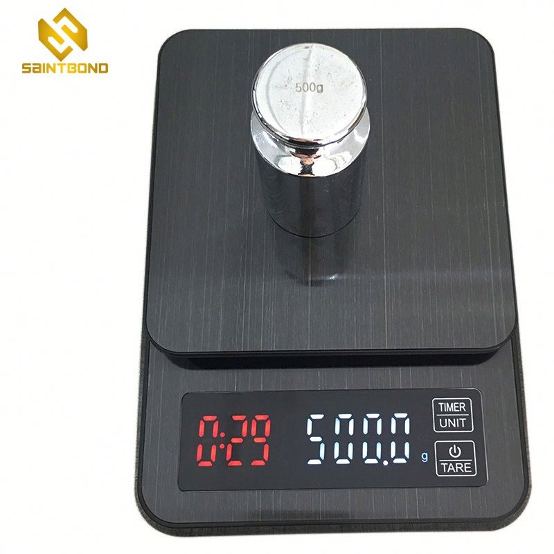 KT-1 3000g/0.1g Digital Drip Coffee Scale with Timer Multi Balance Kitchen Food Weight Scale Precision Household Scale