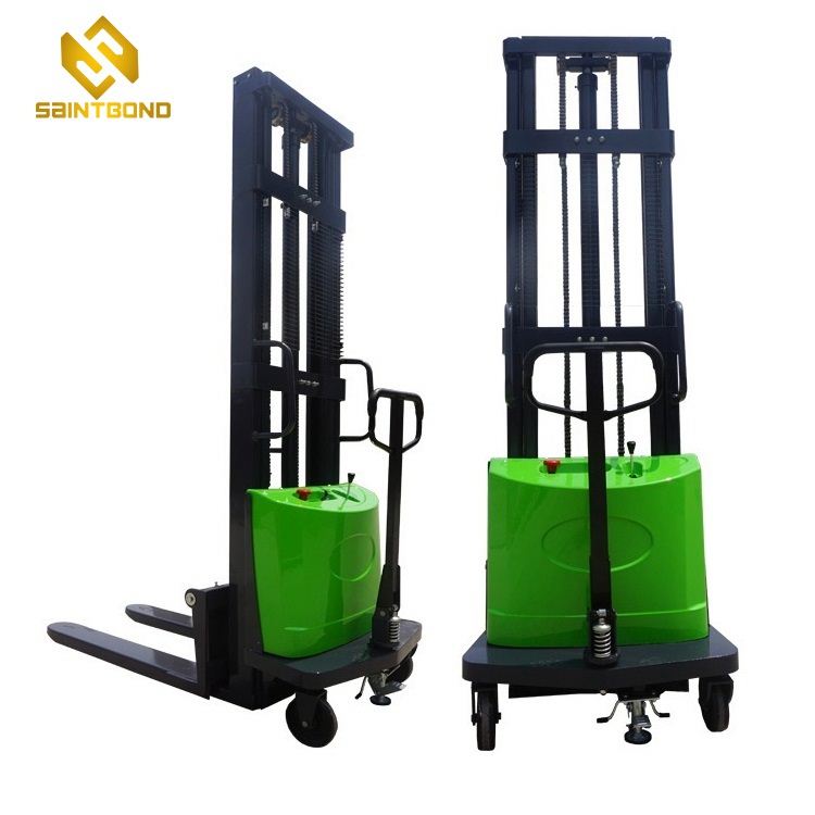 DYC Semi Electric Forklift Pallet Stacker 1ton 3meter Stacking Forklift Warehouse Equipment Price