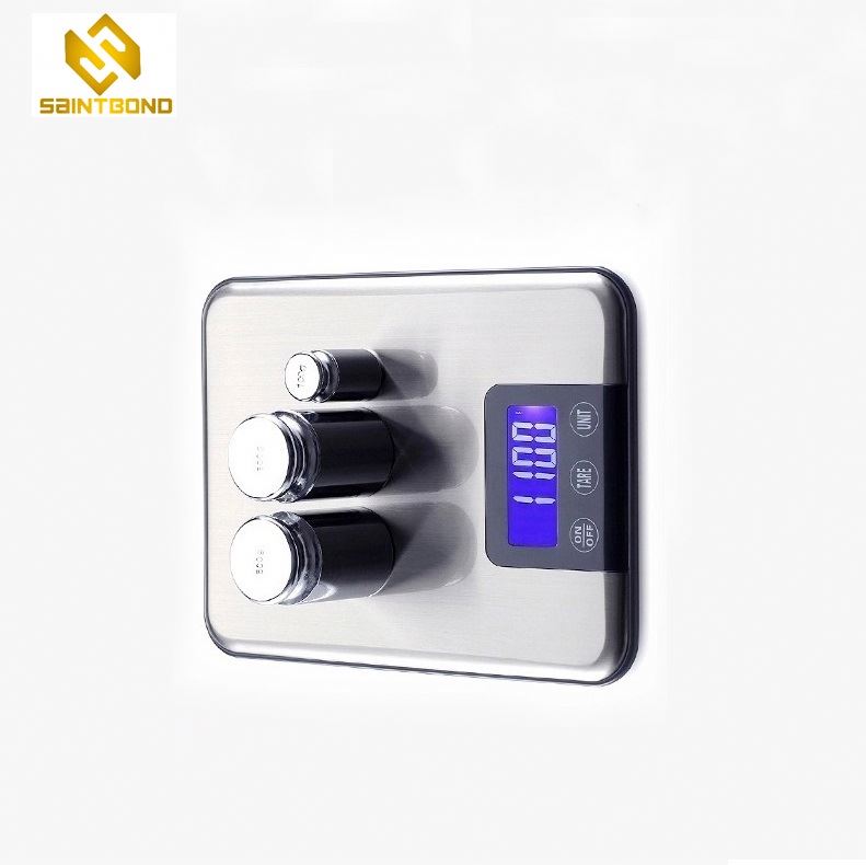 PKS003 Hanging Hole Wall Mount Multifunction Digital Kitchen And Food Scale With Platform 5kg