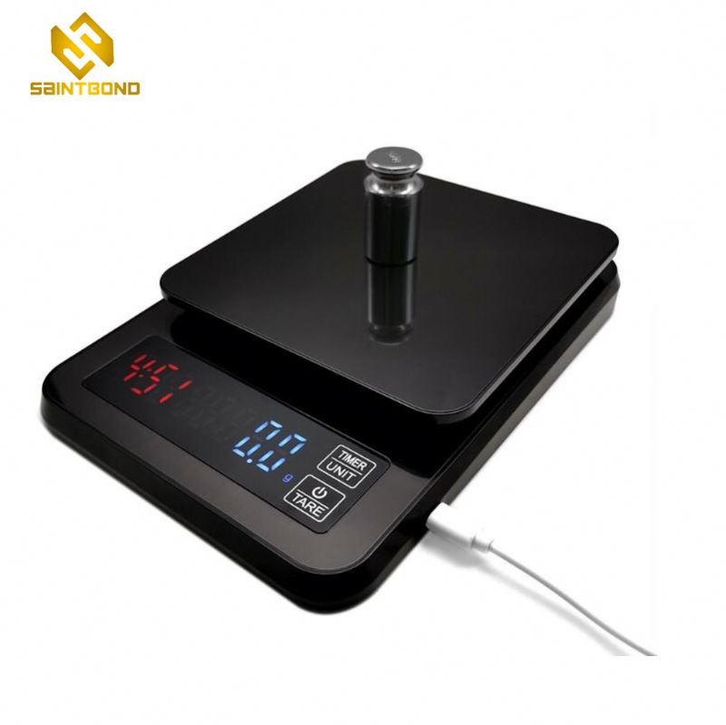 KT-1 500g/3kg 0.01g/0.1g Gram Digital Led Weight Kitchen Scale Timer Jewelry Cheap Gold Pocket Weighing Scale 500g
