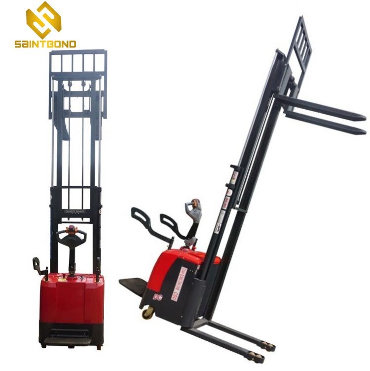 PSES11 Warehouse Forklift Straddle Electric Powered Pallet Stacker