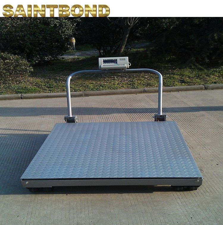 New with Ramp 5000lb Durable 5Ton Bluetooth Truck Weighing Scales Indicator for Forklift Floor Scale Platform Pallet Weigher