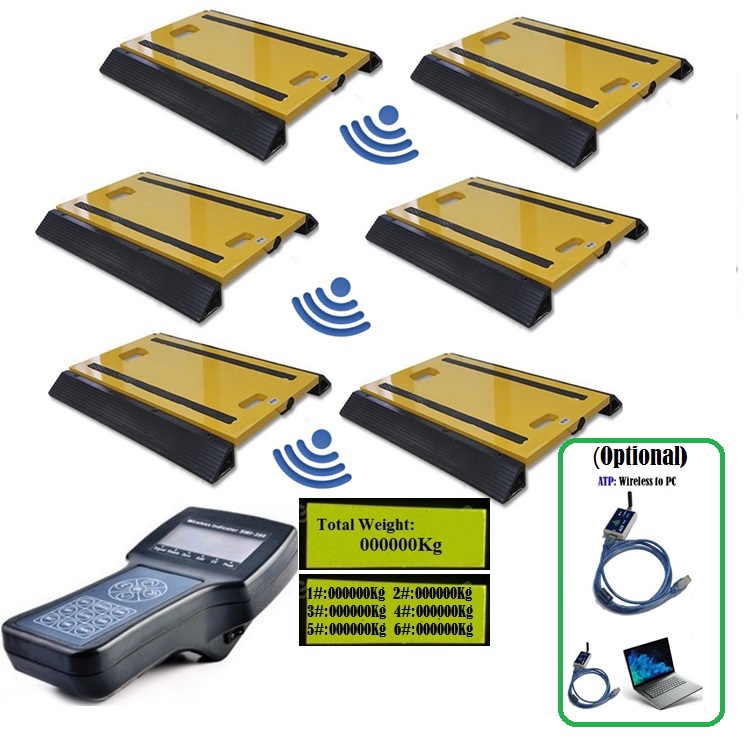 And Dynamic Scales Static Weighing Portable Wireless Truck Axle Wheel Load Scale