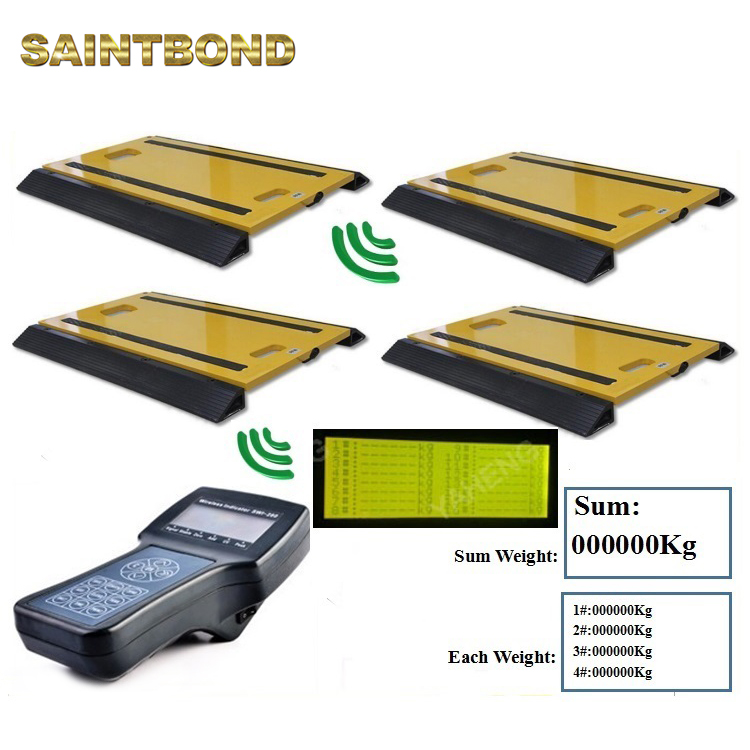 Fine Quality Heavy Duty 20 Tons Wireless Truck Wheel Scales