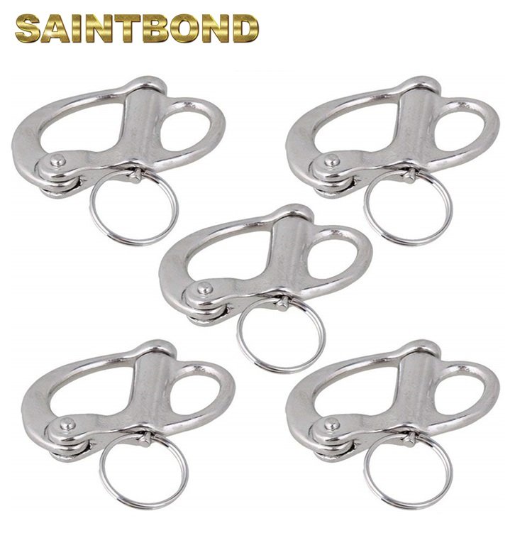 Stainless Steel Jaw Swivel Eye Small Bail Snap Shackle