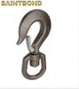 Crane G80 Alloy Steel with Safety Catch Hooks Lifting Swivel Hook