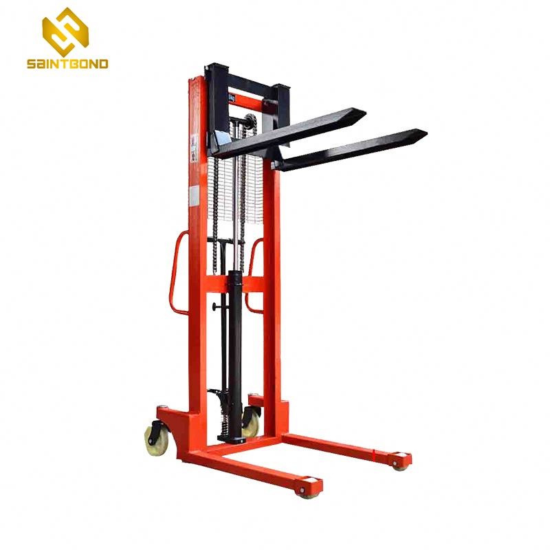 PSCTY02 Cheapest Forklift 2 TON Hand Hydraulic Stacke Forklift Trolley with ONE YEAR Warranty