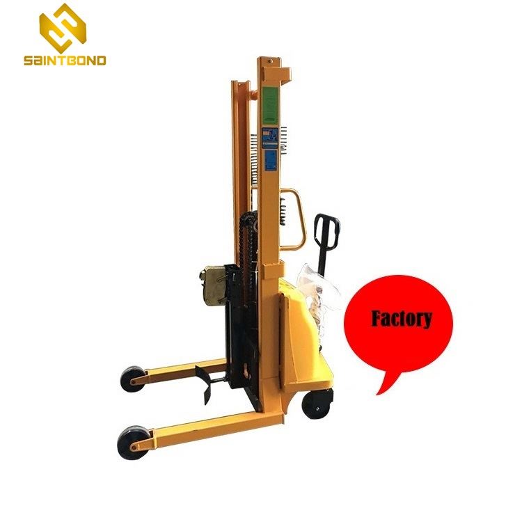 PSED01 China Pallet Factory Price 3m Walk Full Electric Stacker Forklift
