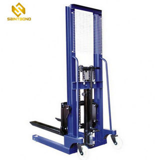 PSCTY02 China Famous Double Forks Forklift Brands Ajustable Pallet Stacker Manufacturer