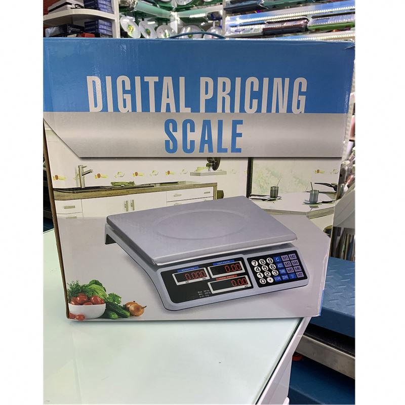 AS809 40kg Commercial Scale Digital Price Computing Scale With Led / Lcd Display For Retail Use