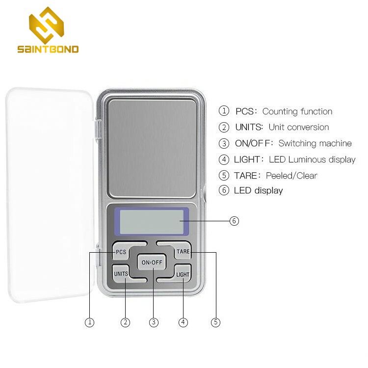 HC-1000B Mini Green Backling 0.01g Pocket Digital Scales for Gold Bijoux Sterling Jewelry Weight Balance Gram Electronic Scales