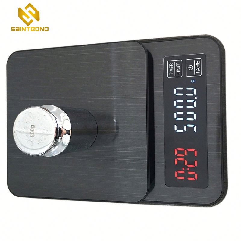 KT-1 Large LCD Display Electronic 5kg Food Weighing Scales Nutritional Data Food Code Coffee Scale Digital Nutritional Scale