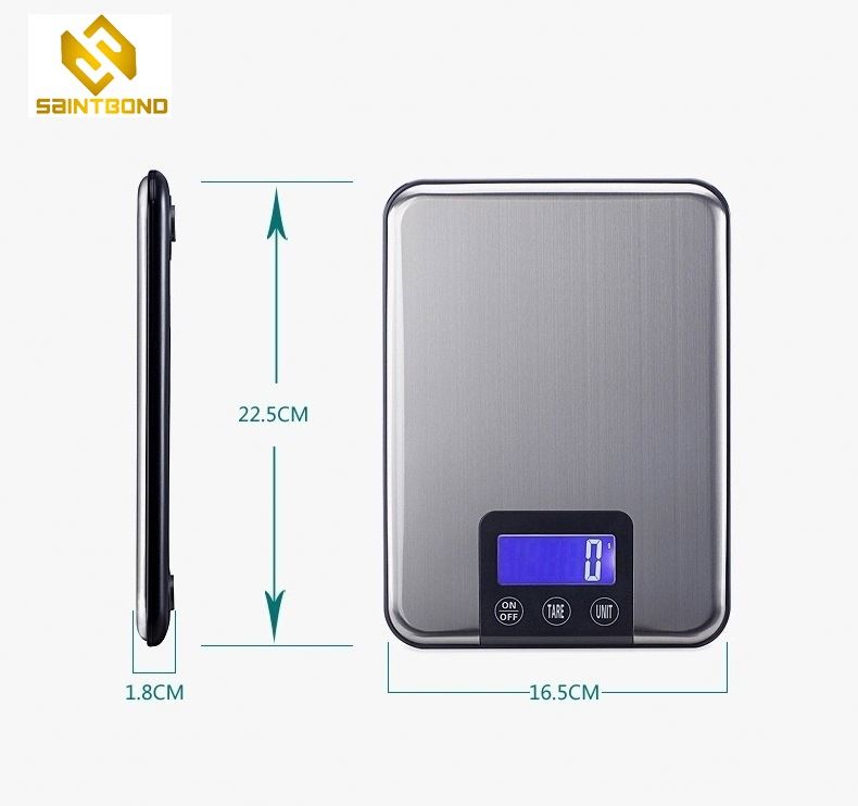 PKS003 Cheap Abs Plastic Slim Electronic Food Scale Digital Kitchen Scale