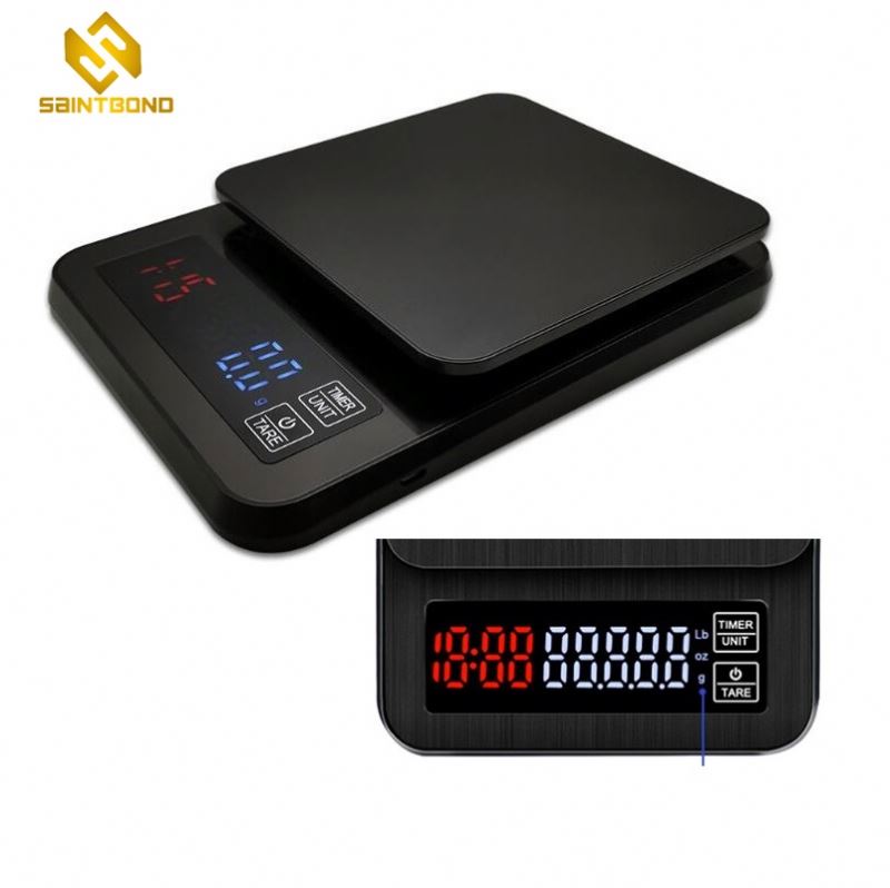 KT-1 500g/3kg 0.01g/0.1g Gram Digital Led Weight Kitchen Scale Timer Jewelry Cheap Gold Pocket Weighing Scale 500g