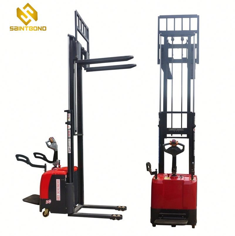 PSES11 Warehouse Forklift Straddle Electric Powered Pallet Stacker