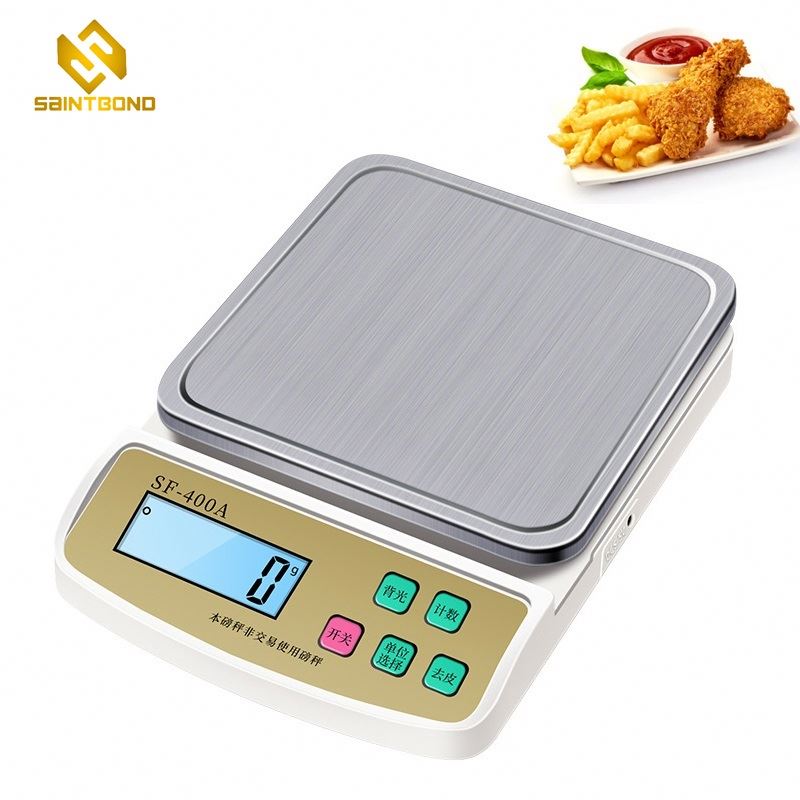 SF-400A 3000g X 0.1g Lcd Electronic Scales Gram Digital Pocket Jewelry Scale Kitchen Coffee With Timer And Thermometer