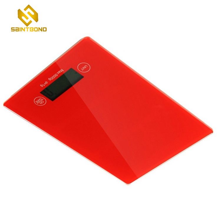 PKS004 5kg 1g Led Display Slim Touch Screen Digital Kitchen Food Diet Scale With 4mm Glass Cover