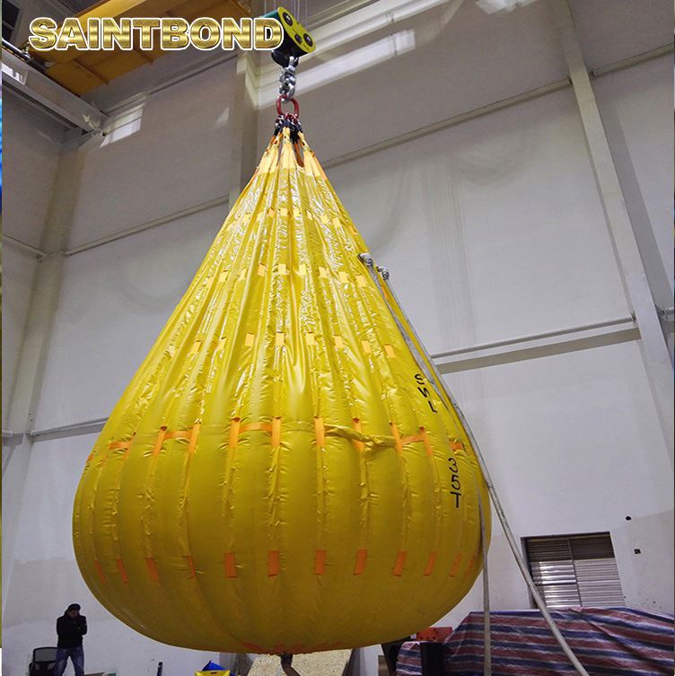 Crane Davit Marine Proof Bags Load Testing Lifting Ballast Water Bag