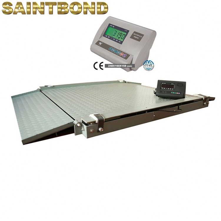 Custom Digital Medium Ground Electronic Industry Scales for Scaleplatform Weight Weighing Cap 3000kg Floor Scale With Ramp