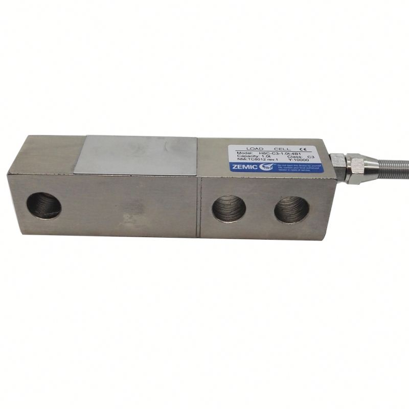 H8C S Type Load Cell Zemic 100kg 200kg 300kg 500kg 2000kg 1Ton 1.5Ton 2Ton 1T Pull Pressure Zemic Weight Sensor Load Cell