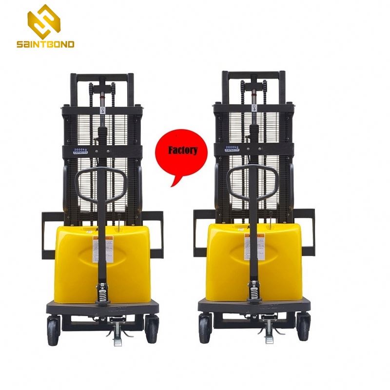 PSES01 Hot Sale 1200kg Full Electric Pallet Stacker Lift Height 3m